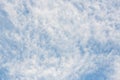 Blue sky and white puffy clouds Royalty Free Stock Photo