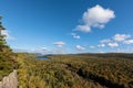 Lake of the Clouds with a dramatic sky, Porcupine Mountains, USA Royalty Free Stock Photo