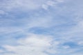 Blue sky with white soft clouds Royalty Free Stock Photo