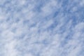 Blue sky with whiteclouds Royalty Free Stock Photo