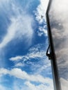 Blue sky and window