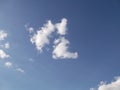 blue sky with wonderful white clouds