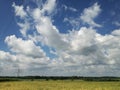 Blue skyes with clouds