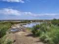 Blue skys across North Norfolkk Coast, Brancaster Staithe