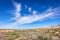 Blue Skyscape and Desert Landscape Colorado