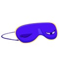 Blue sleep Mask with eye image