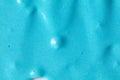 Blue slime as abstract background