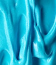 Blue slime as abstract background