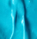 Blue slime as abstract background