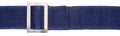 Blue slings belt with buckle isolated