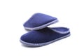 Blue slippers Royalty Free Stock Photo