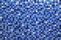 Blue small colorful tile