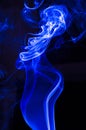 Blue smoke Royalty Free Stock Photo