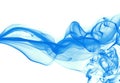 Blue smoke Royalty Free Stock Photo