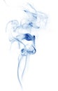 Blue smoke Royalty Free Stock Photo