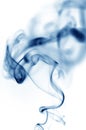 Blue smoke Royalty Free Stock Photo