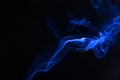 Blue Smoke Royalty Free Stock Photo