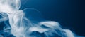 Blue smoke background Royalty Free Stock Photo