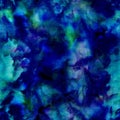 Blue Smoke Hippie Tie Dye Print Royalty Free Stock Photo