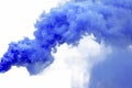 Blue smoke Royalty Free Stock Photo