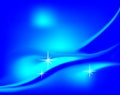 Blue smooth abstract background with shining light Royalty Free Stock Photo
