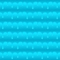 Blue smooth water drops seamless vector texture or pattern Royalty Free Stock Photo