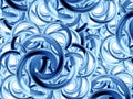 Blue snake Royalty Free Stock Photo