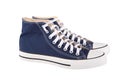 Blue sneakers Royalty Free Stock Photo