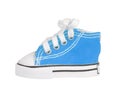 Blue sneakers Royalty Free Stock Photo