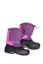 Blue Snow Boots Royalty Free Stock Photo