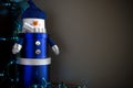 Blue Snowman Boxes Christmas Decoration