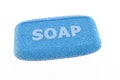 Blue soap