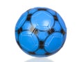 Blue soccer ball Royalty Free Stock Photo