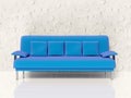 Blue sofa