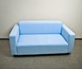 Blue sofa furniture Royalty Free Stock Photo