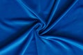 Blue soft velvet fabric detail Royalty Free Stock Photo