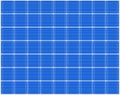 Blue solar panel pattern texture over gey background