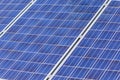 Blue Solar panels surface close up Royalty Free Stock Photo