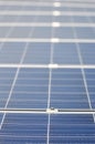 Blue Solar panels surface close up Royalty Free Stock Photo