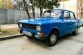 Blue Soviet car