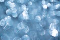 Blue sparkling bokeh background party Royalty Free Stock Photo