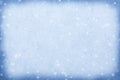 Blue sparkling snow background. Royalty Free Stock Photo