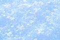 Blue sparkling snow background. Royalty Free Stock Photo