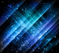 Blue sparkling vector background