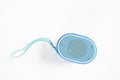 blue speaker on white Royalty Free Stock Photo