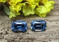 Blue spinel Royalty Free Stock Photo