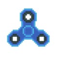 Blue spiner for mobile games