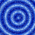 Blue spiral with drops, background Royalty Free Stock Photo