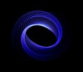 Blue Spirograph pendulum photo