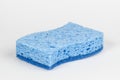 Blue sponge Royalty Free Stock Photo